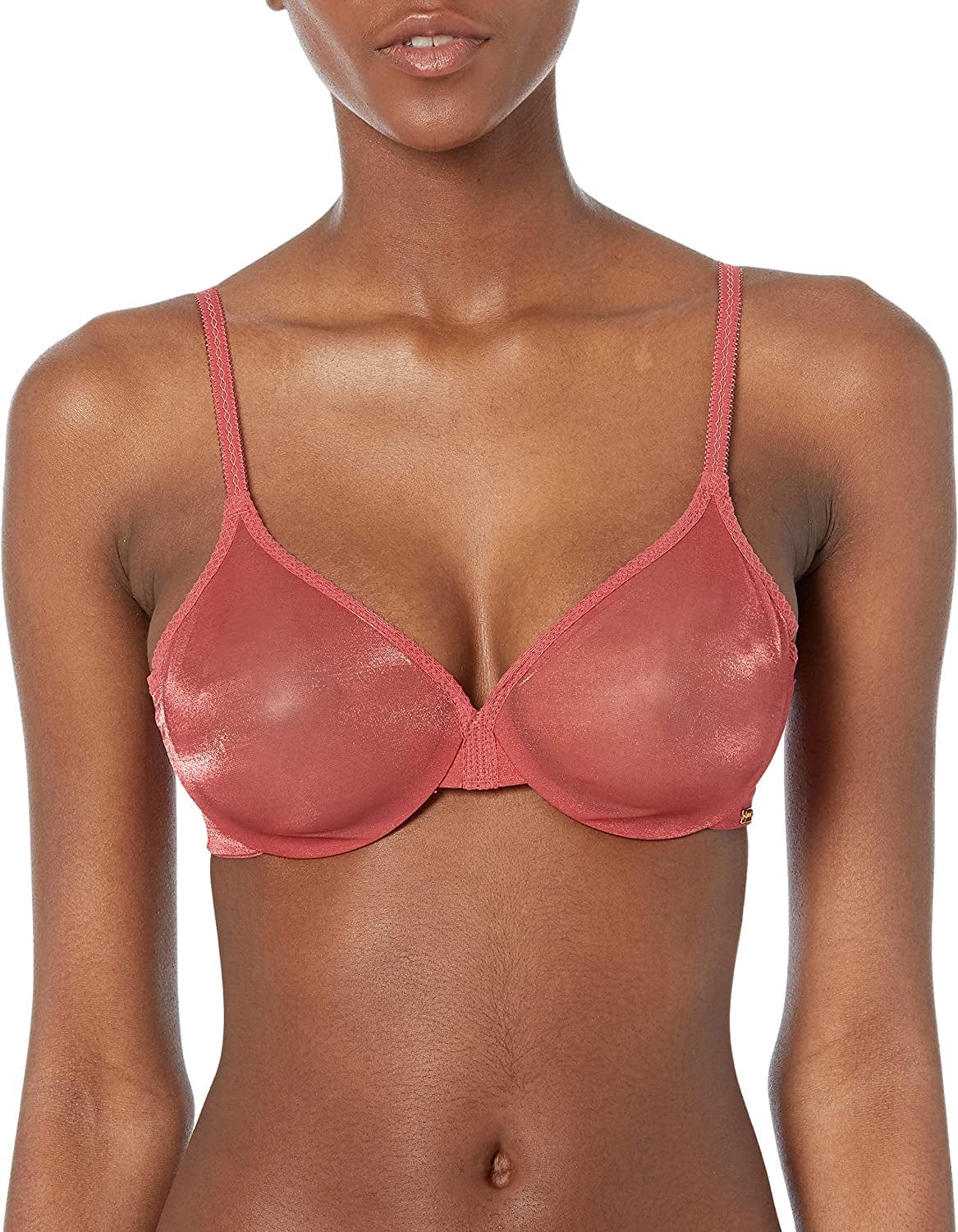 Gossard Women'S Glossies Sheer Bra Pink (Raspberry Sorbet) / 32H