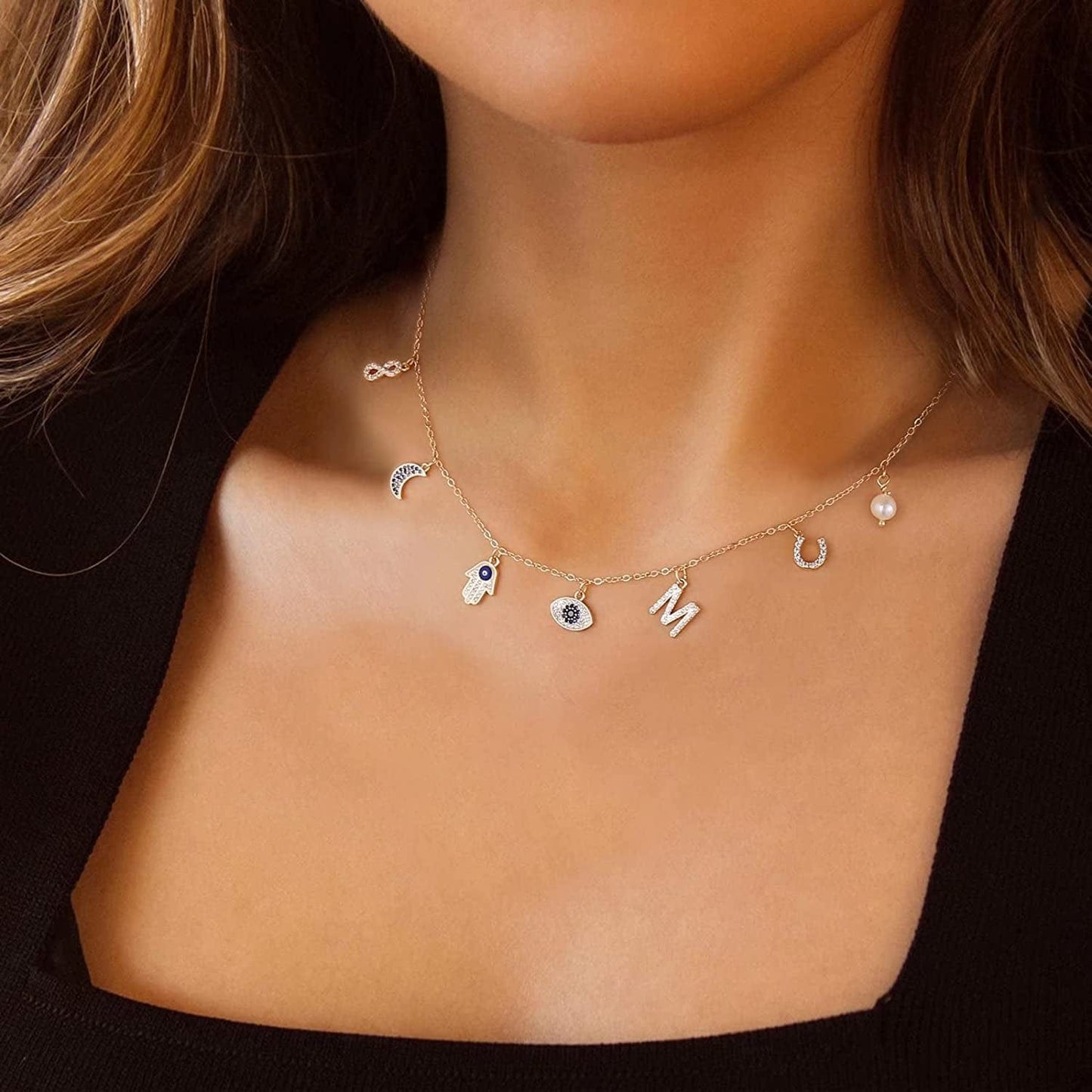 Graduation Gifts for Her 2022,College Graduation Gifts 14K White Gold Plated Graduation Butterfly Necklace Heart Pendant Initial Necklaces for Women Elementary High School Graduation Gifts for Girls