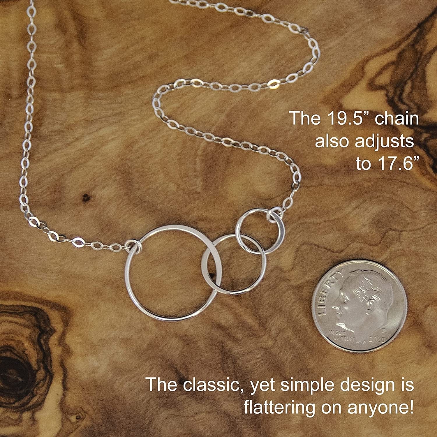 Grandma Gifts - Sterling Silver Generations Necklace, Mothers Day Gifts, Grandma Necklace, Grandma Birthday Gifts, Grandma to Be Gifts, Grandmother Gift, Gifts for Grandma, Grandma Jewelry