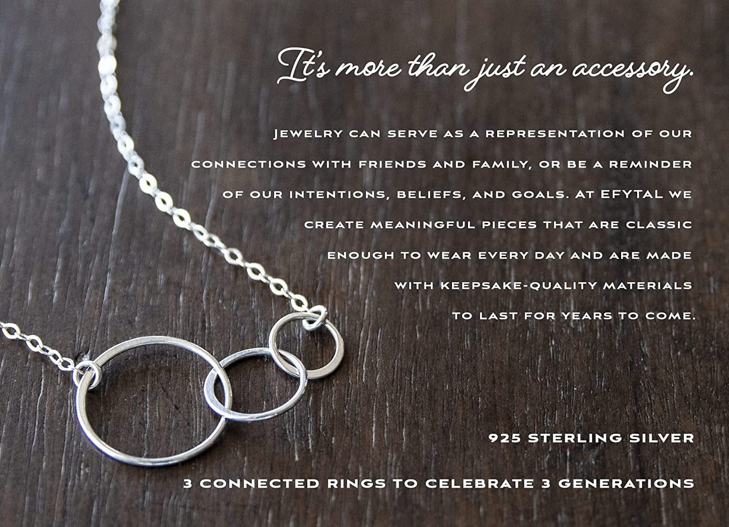 Grandma Gifts - Sterling Silver Generations Necklace, Mothers Day Gifts, Grandma Necklace, Grandma Birthday Gifts, Grandma to Be Gifts, Grandmother Gift, Gifts for Grandma, Grandma Jewelry