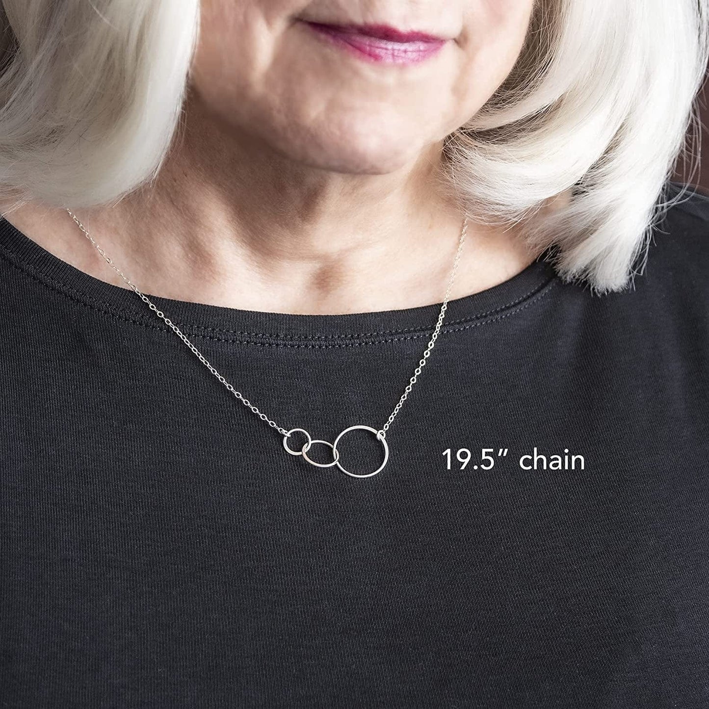 Grandma Gifts - Sterling Silver Generations Necklace, Mothers Day Gifts, Grandma Necklace, Grandma Birthday Gifts, Grandma to Be Gifts, Grandmother Gift, Gifts for Grandma, Grandma Jewelry