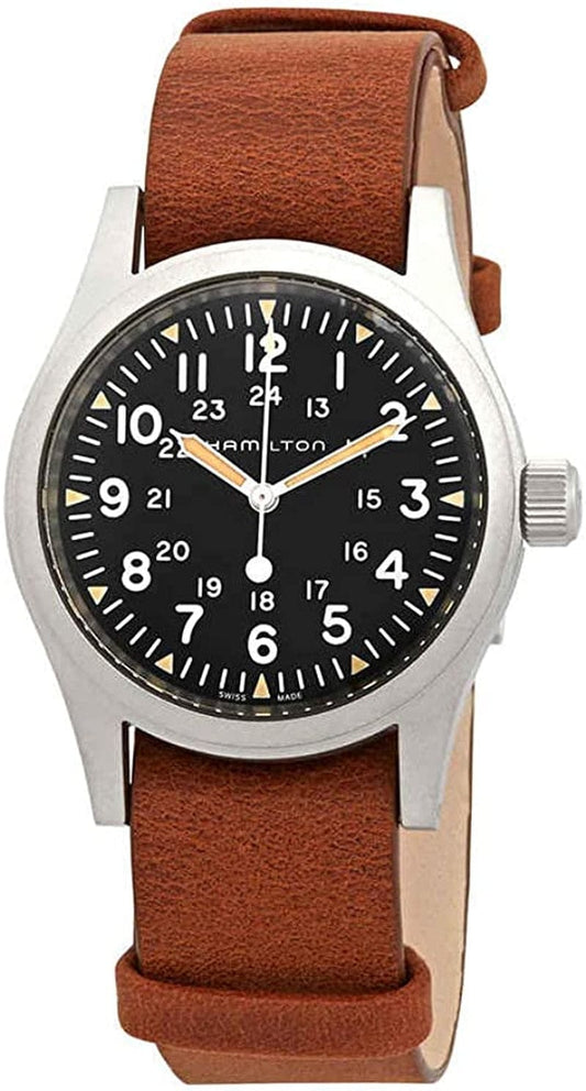 H69439531 Khaki Field Men'S Watch Brown 38Mm Stainless Steel