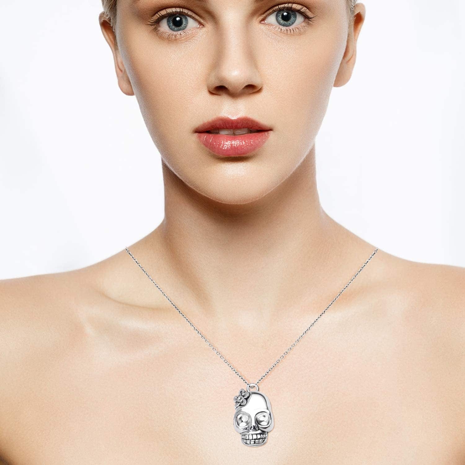 Halloween Charms,100 Grams(About 55-60 Pieces) Assorted Silver Pendants Skeleton Pumpkin Bat Witch Collection for Jewelry Making Key Rings Crafts