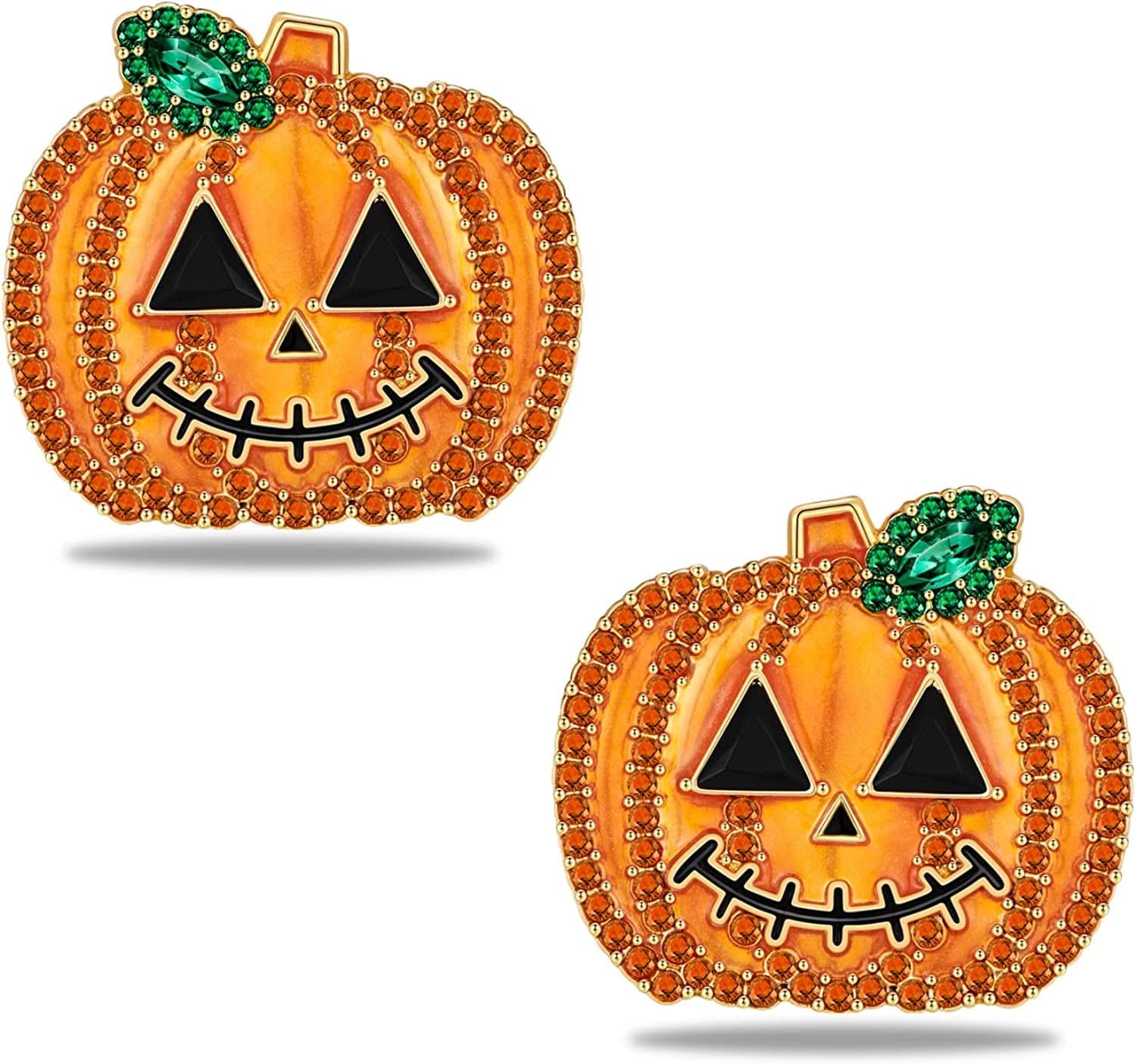 Halloween Earrings for Women Pumpkin Stud Earrings Spider Dangle Earrings Pumpking Dangle Earrings Spider Web Drop Earrings Halloween Jewelry EH20985A