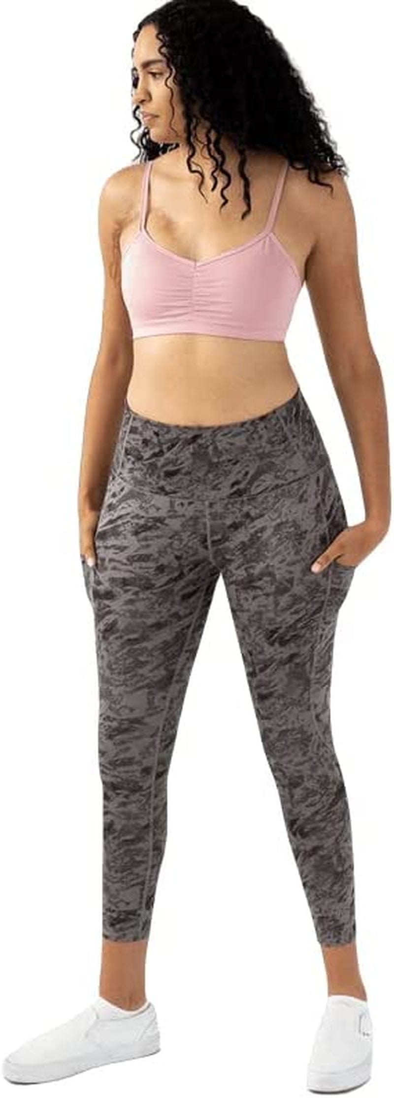 Handful Women'S Adjustable Sports Bra with Removable Pads, Versatile Workout Bra Call My Blush / Medium