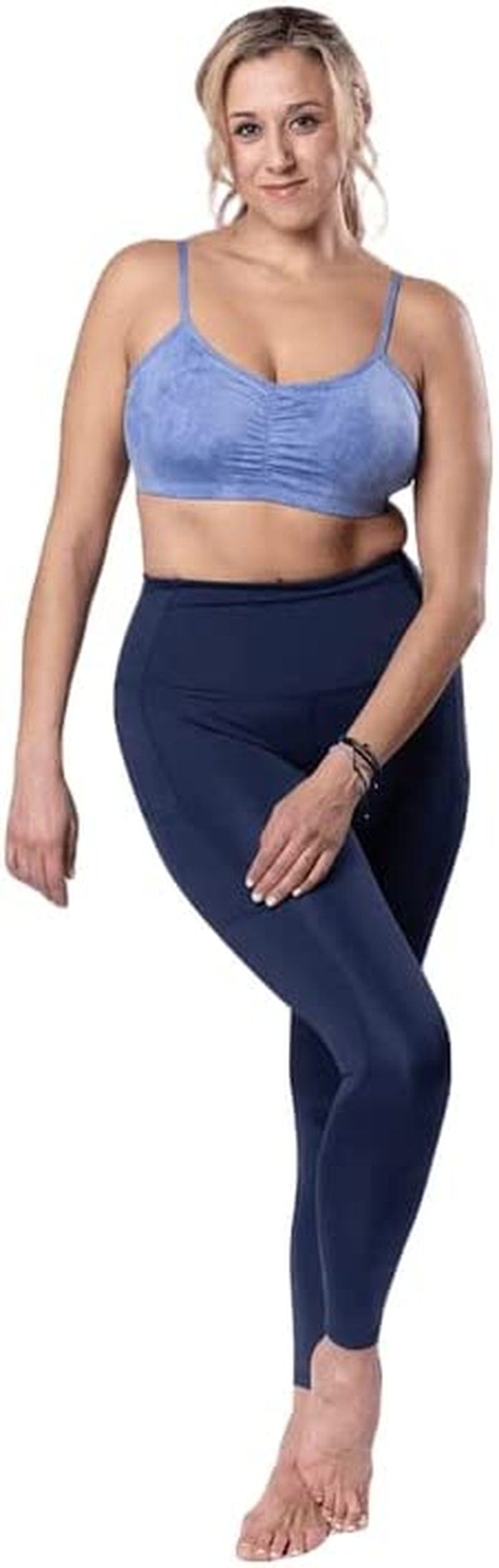 Handful Women'S Adjustable Sports Bra with Removable Pads, Versatile Workout Bra Smoke Show / Medium