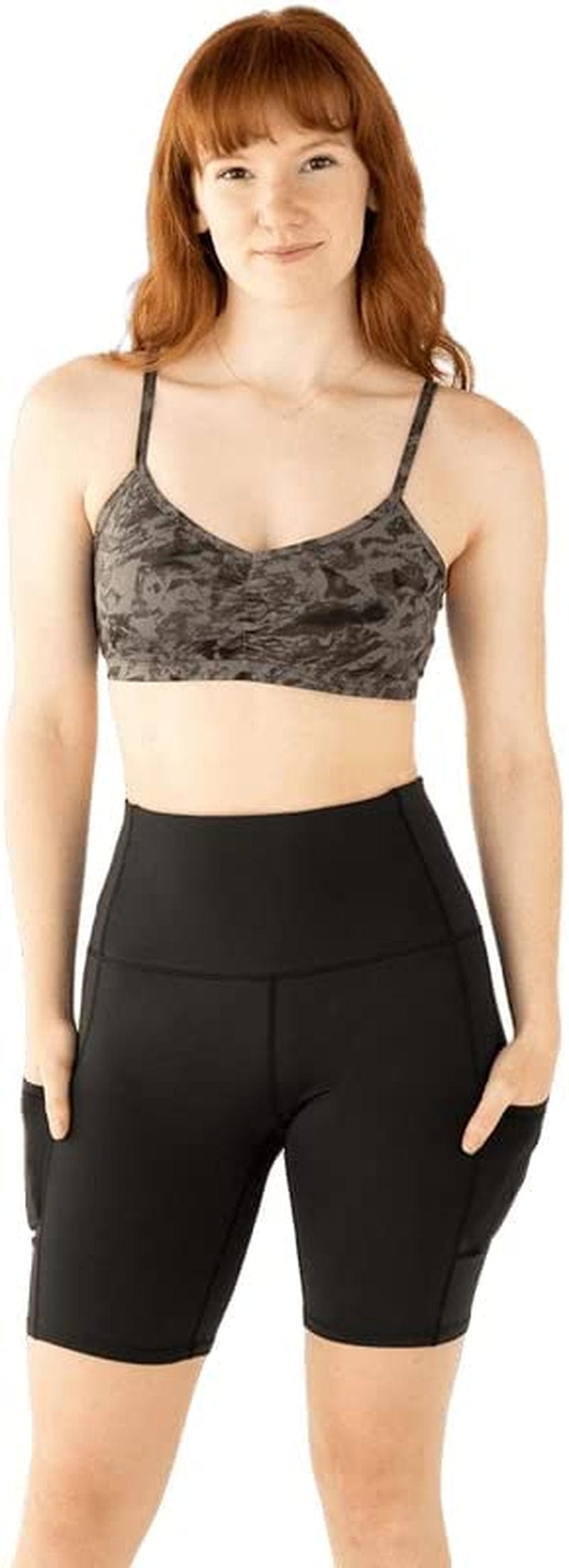 Handful Women'S Adjustable Sports Bra with Removable Pads, Versatile Workout Bra Rock Steady / Small
