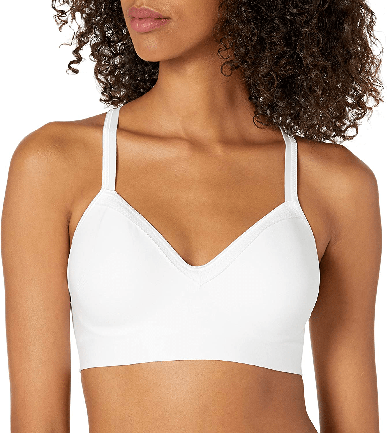 Hanes Women's SmoothTec ComfortFlex Fit Wirefree Bra MHG199 White / XX-Large