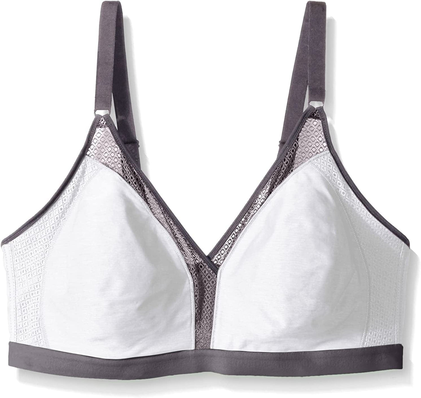 Hanes Women'S X-Temp Mesh Wirefree Convertible Bra MHG506 White/Excalibur / 3X