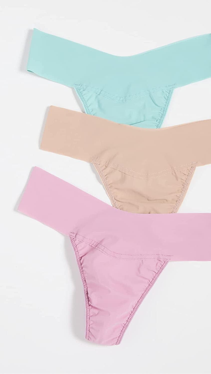 Hanky Panky, Breathe Natural Rise Thong, 3 Pack