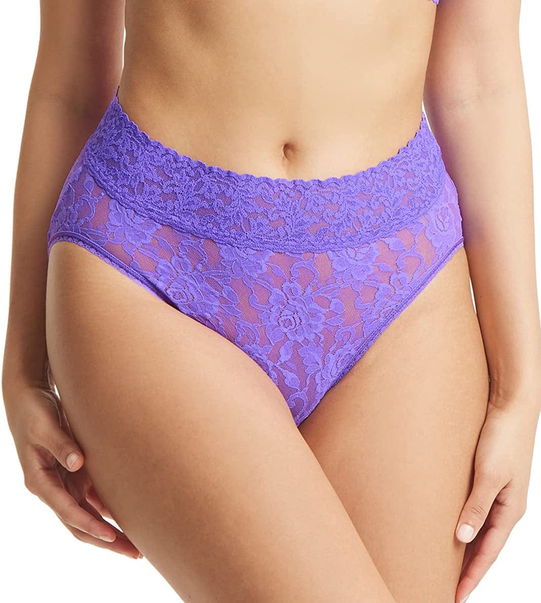 Hanky Panky, Original Rise Thongs, One Size (4-14) Vivid Violet / Large
