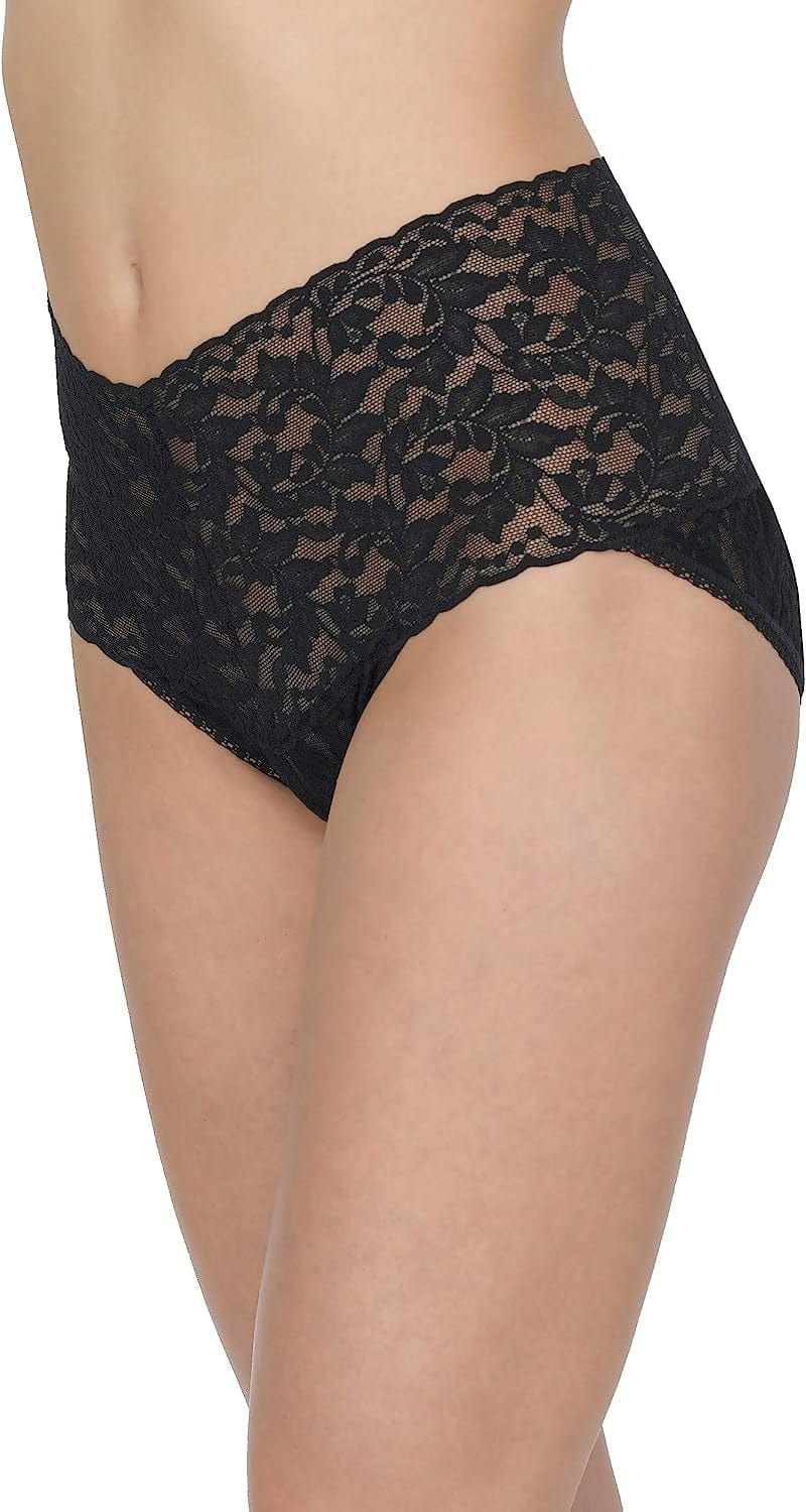 Hanky Panky, Original Rise Thongs, One Size (4-14) Black / X-Large Plus