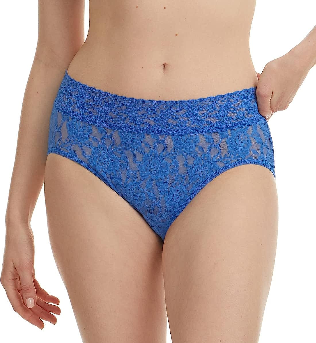 Hanky Panky, Original Rise Thongs, One Size (4-14) Sea Blue / Large