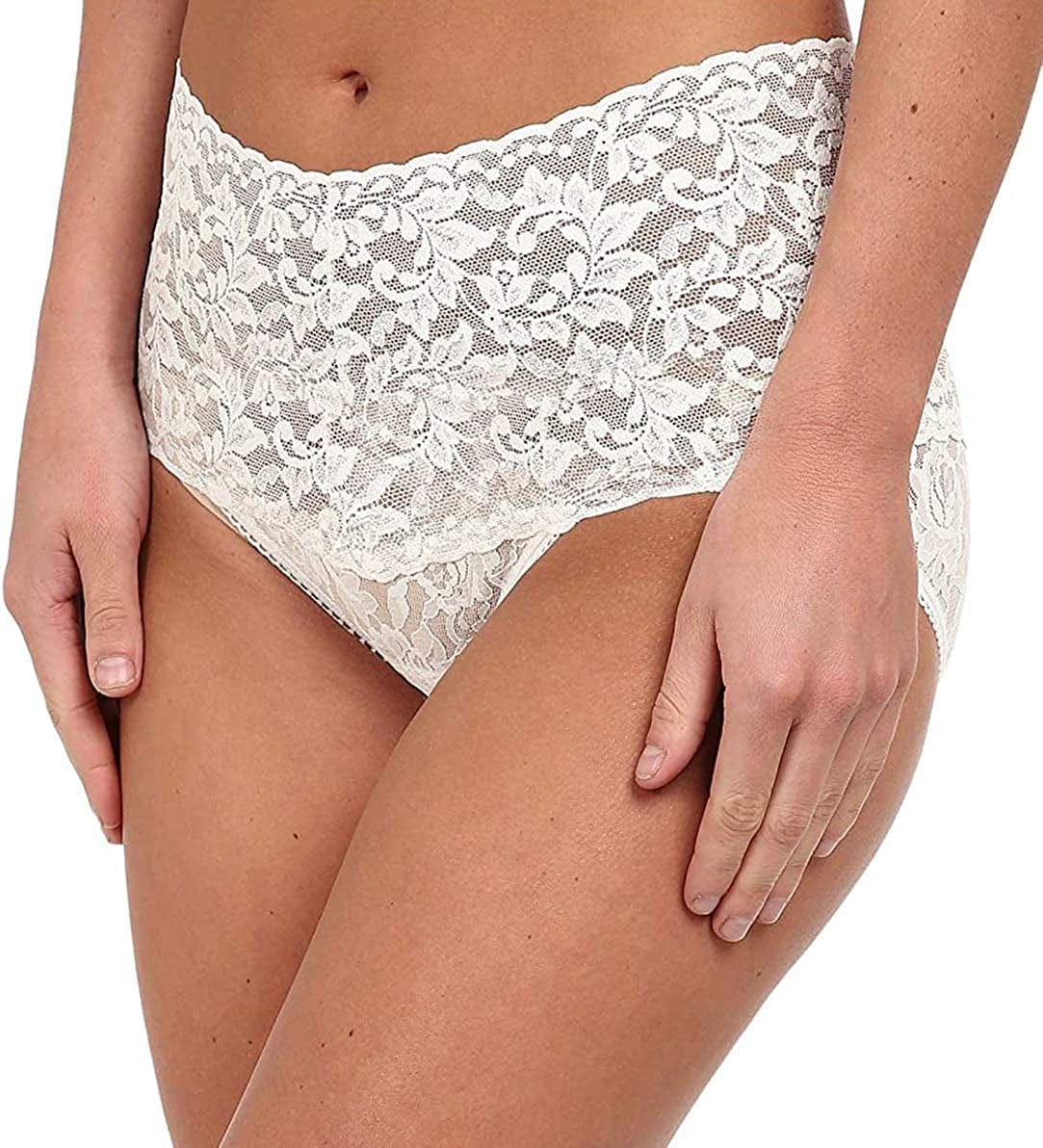 Hanky Panky, Original Rise Thongs, One Size (4-14) Marshmallow / Large