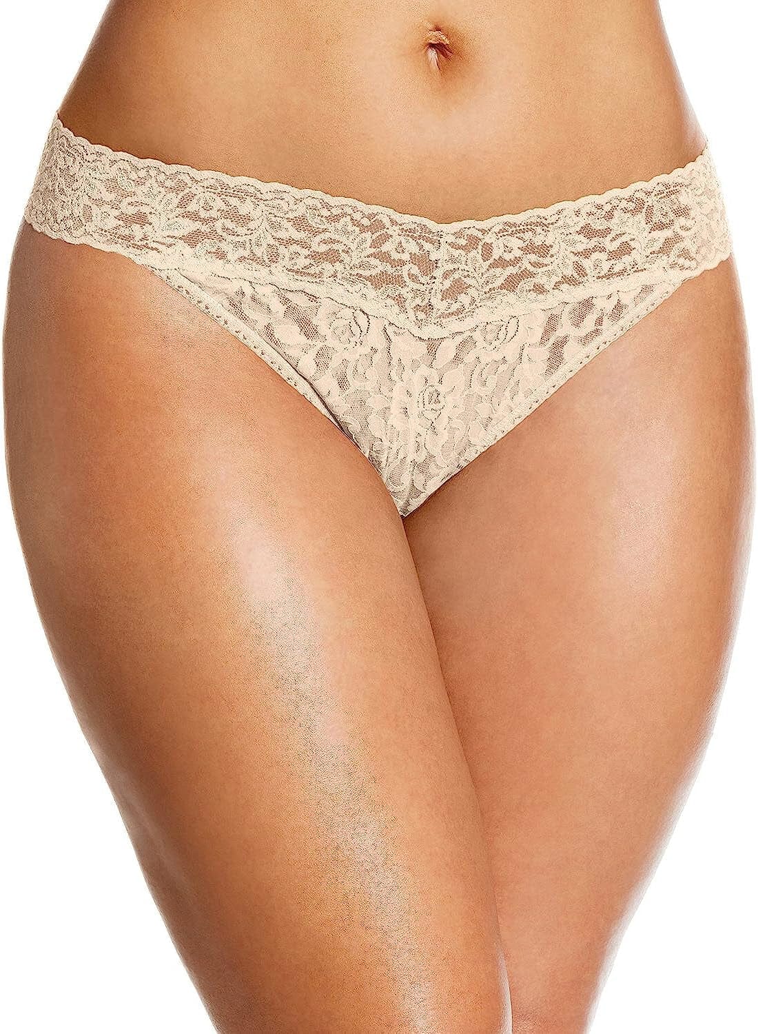 Hanky Panky, plus Size Original Rise Thong, One Size (14-24) Chai / One Size