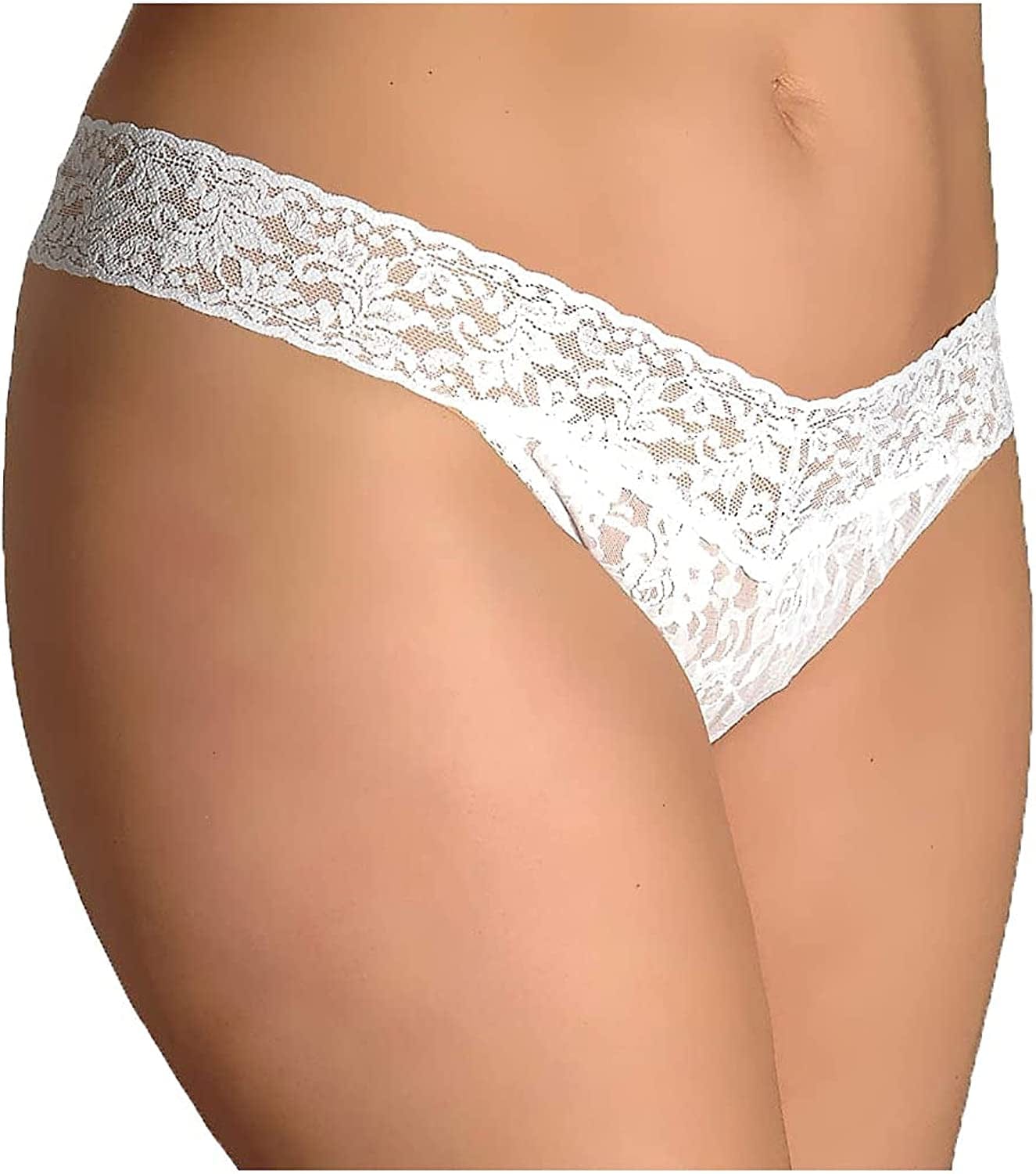 Hanky Panky, plus Size Original Rise Thong, One Size (14-24) White / One Size