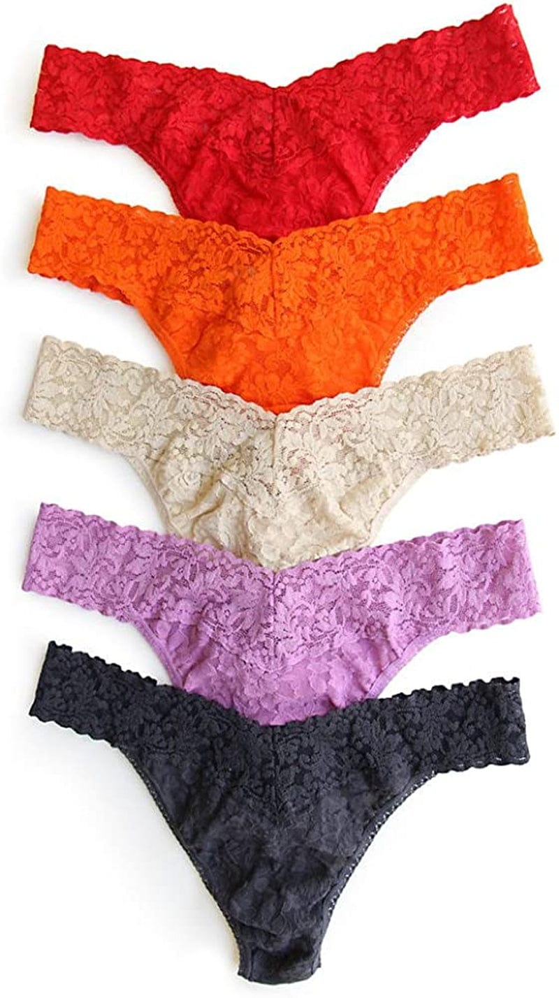 Hanky Panky, plus Size Original Rise Thong, One Size (14-24) Blue Lagoon / One Size