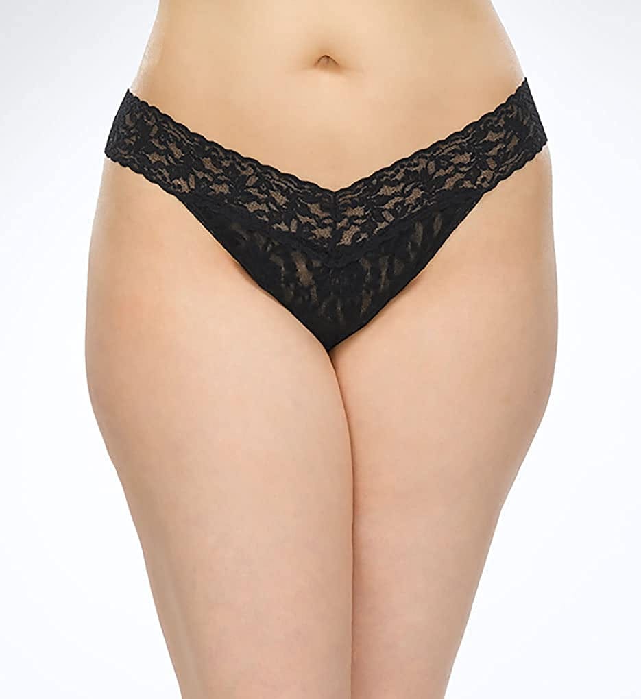 Hanky Panky, plus Size Original Rise Thong, One Size (14-24)