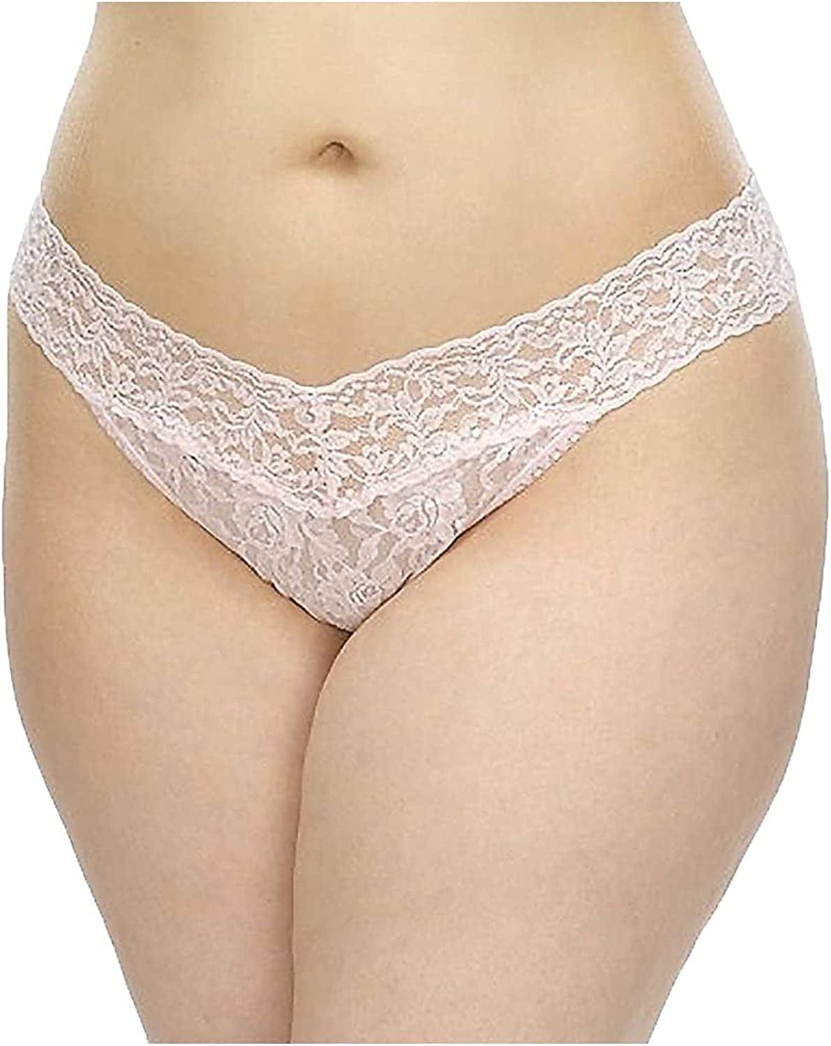 Hanky Panky, plus Size Original Rise Thong, One Size (14-24) Bliss Pink / One Size