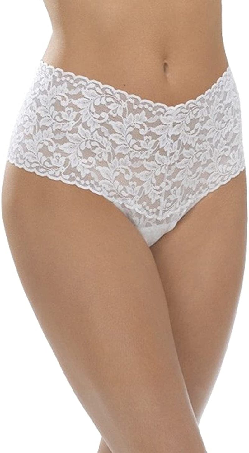 Hanky Panky, Retro Thong, OS Fits 0-12 White / One Size