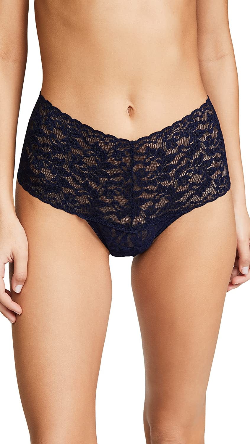 Hanky Panky, Retro Thong, OS Fits 0-12 Navy / One Size