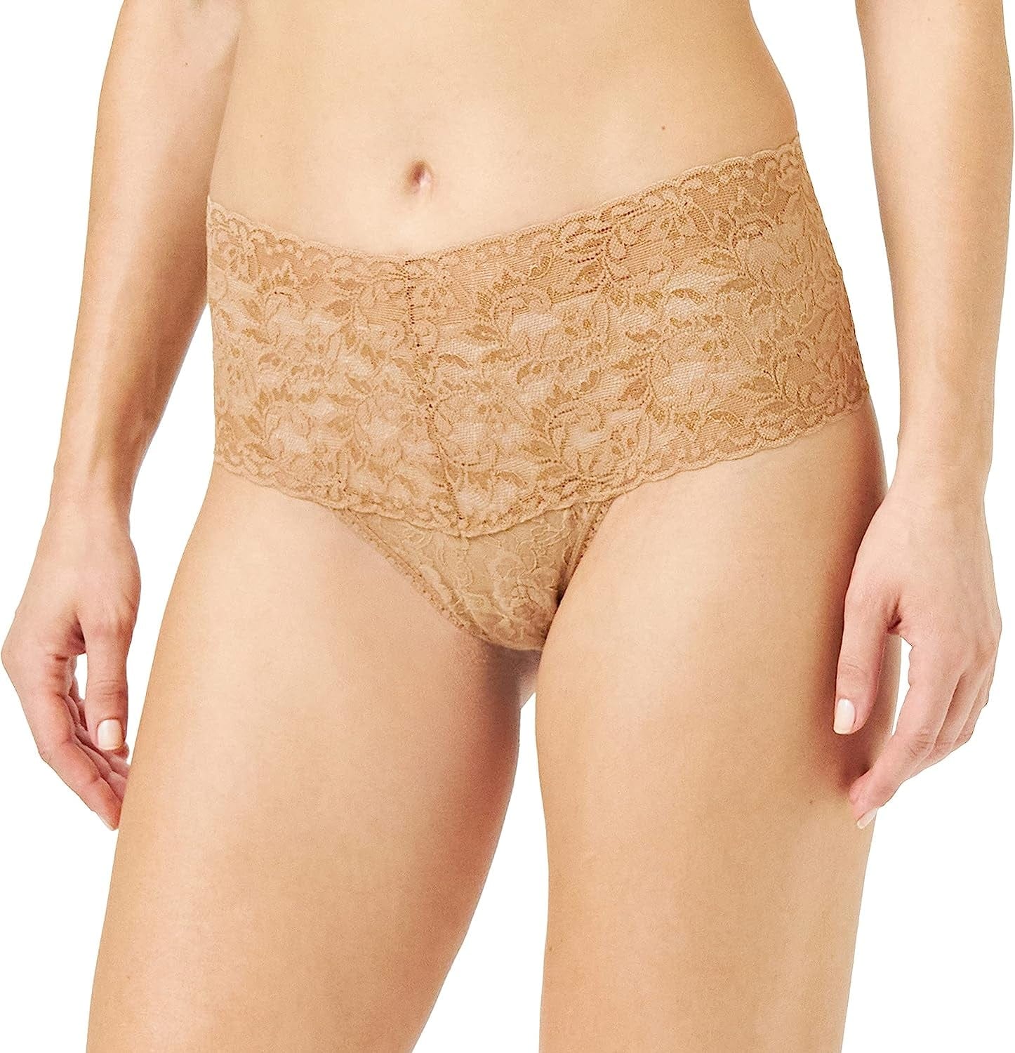 Hanky Panky, Retro Thong, OS Fits 0-12 Sun Tan / One Size