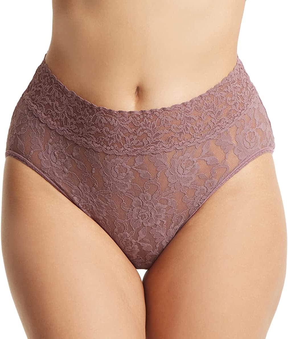 Hanky Panky, Signature Lace French Brief, Artichoke Heart Purple, Large