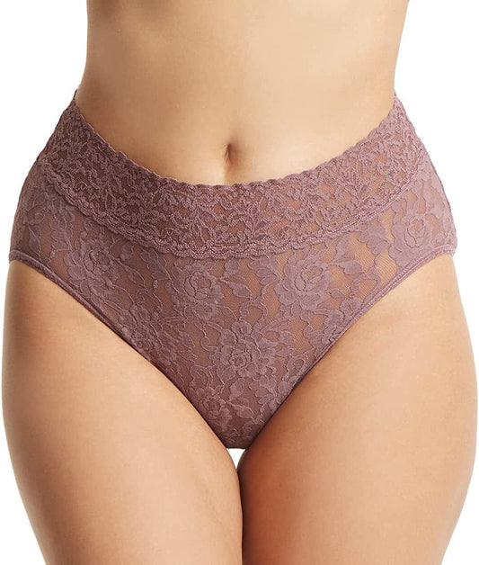 Hanky Panky, Signature Lace French Brief, Artichoke Heart Purple, Large