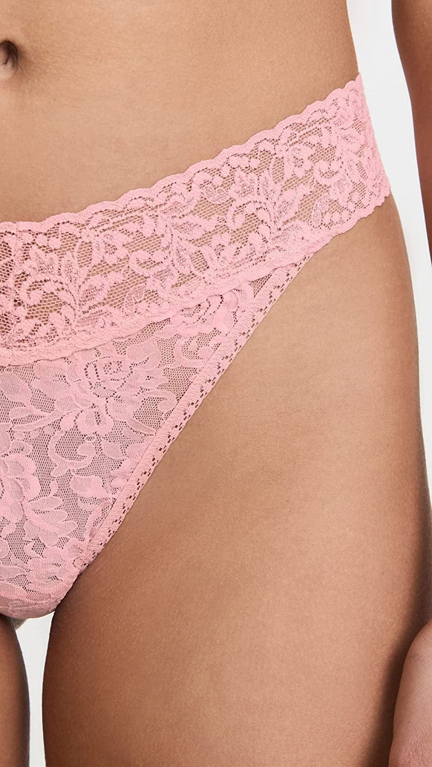 Hanky Panky, Signature Lace Original Rise Thong 3 Pack, One Size (4-14)