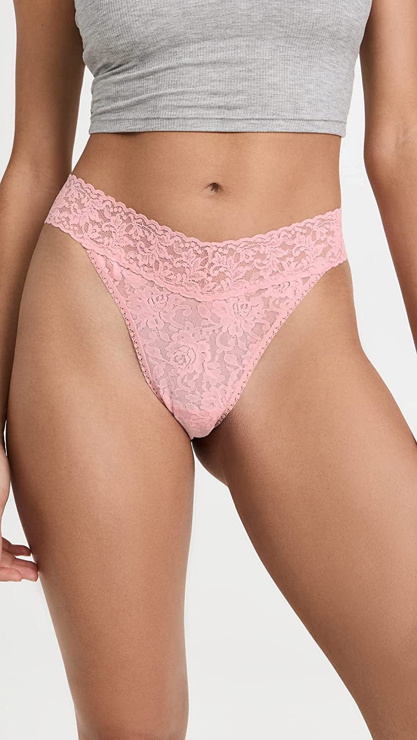Hanky Panky, Signature Lace Original Rise Thong 3 Pack, One Size (4-14)