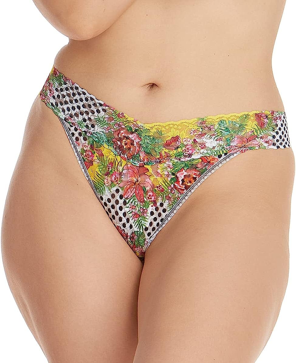Hanky Panky Teens Floral Mashup Original Rise Thong Multi / One Size
