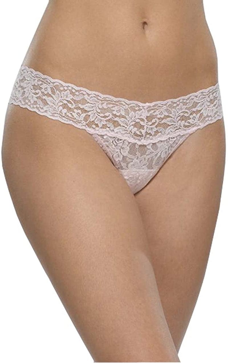 Hanky Panky Women'S Signature Lace Low Rise Thong Bliss Pink
