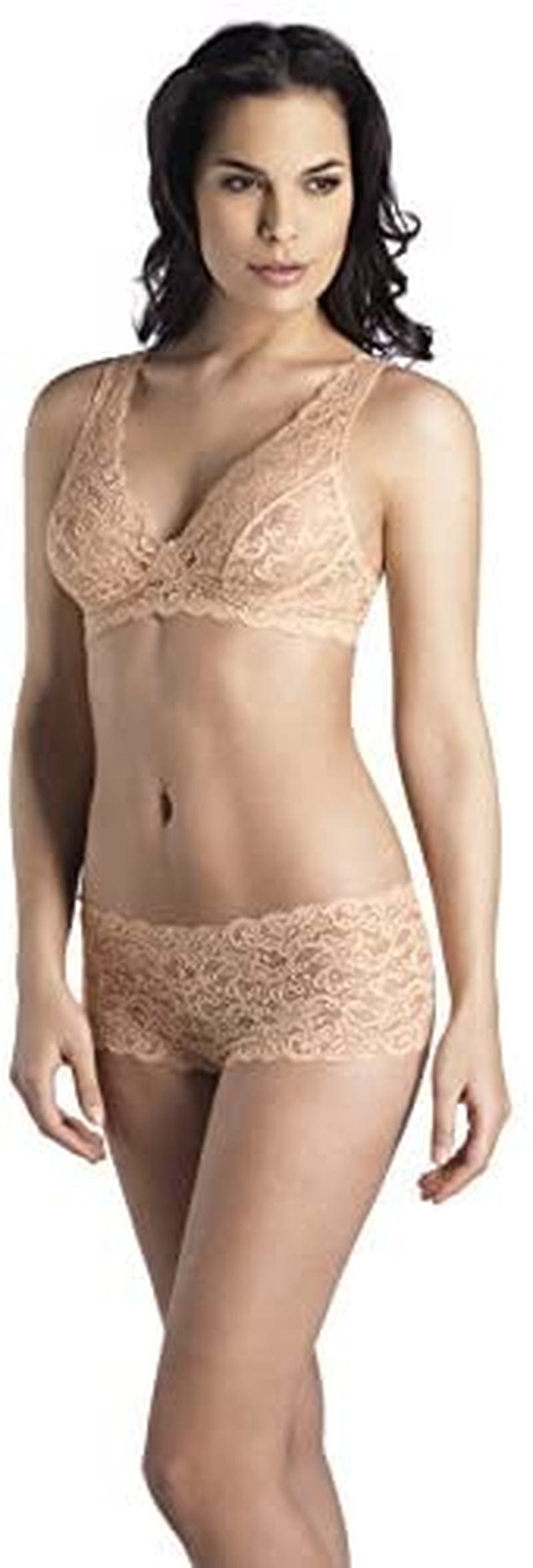 HANRO Women'S Luxury Moments Lace Soft Cup Bra Skin / 32B