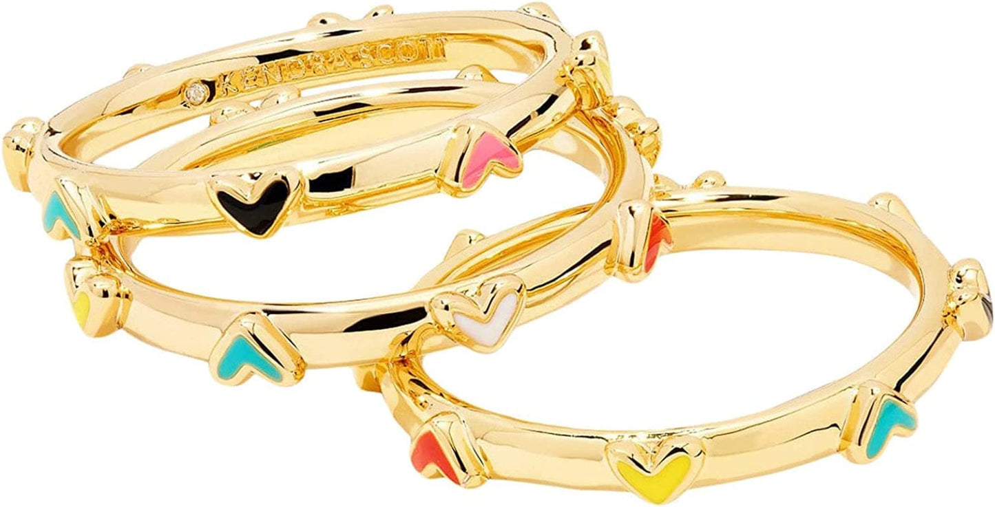 Haven Ring Set of 3 Gold Multi Mix / 8