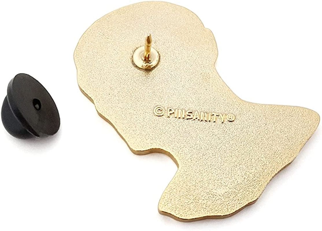 Head Anatomy Enamel Lapel Pin