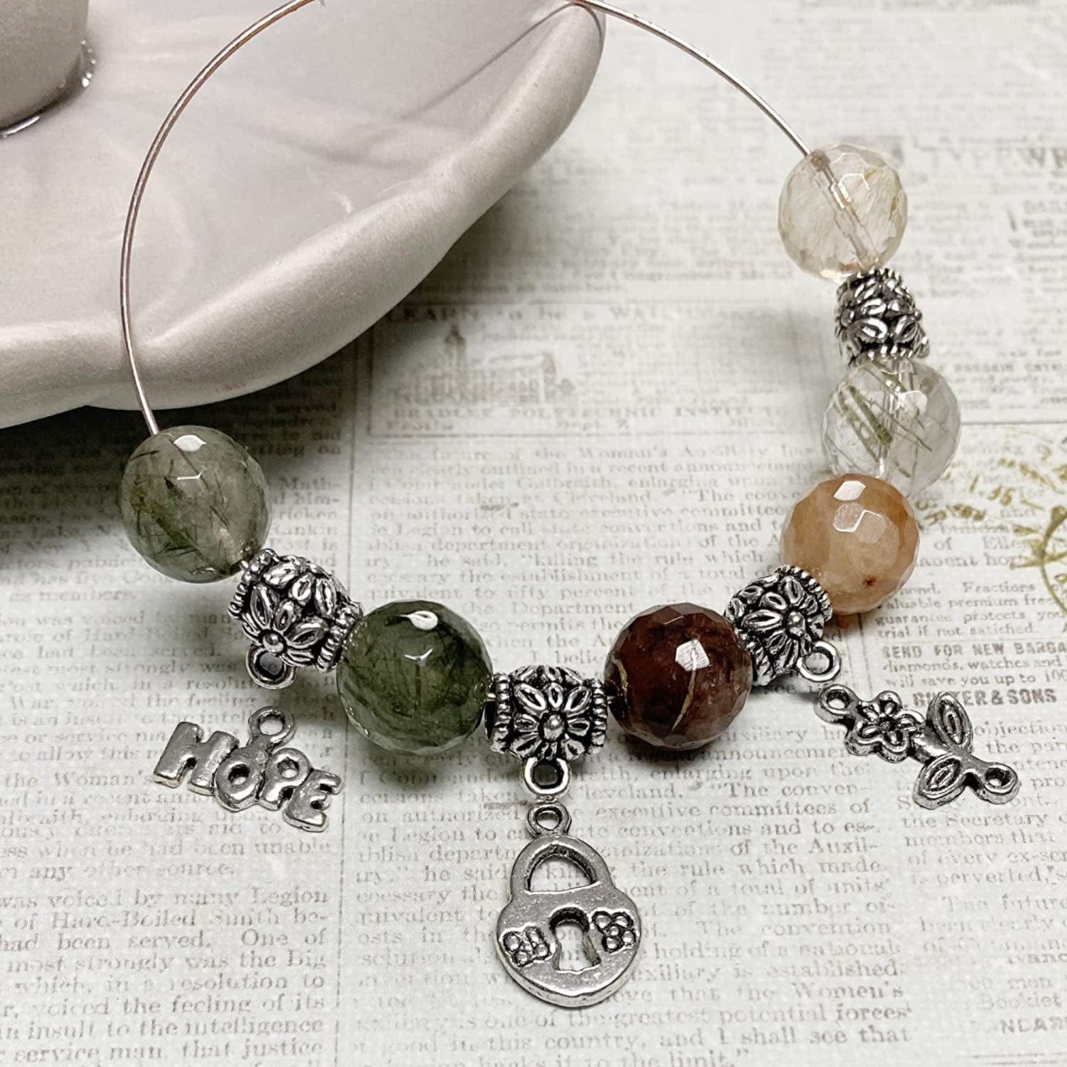 Heather'S Cf Spacer Bead Bail Beads Bead Hanger Fit Charm European Bracelet Pendant Silver Bail Tube Beads 78Pcs