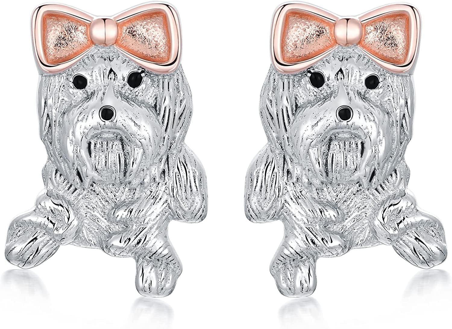 Highland Cow Scottie Dog Greyhound Chihuahua Flamingo Octopus Stud Earrings Sterling Silver Cow Bull Earrings Cute Animal Lover Jewelry Gifts Scottie Dog