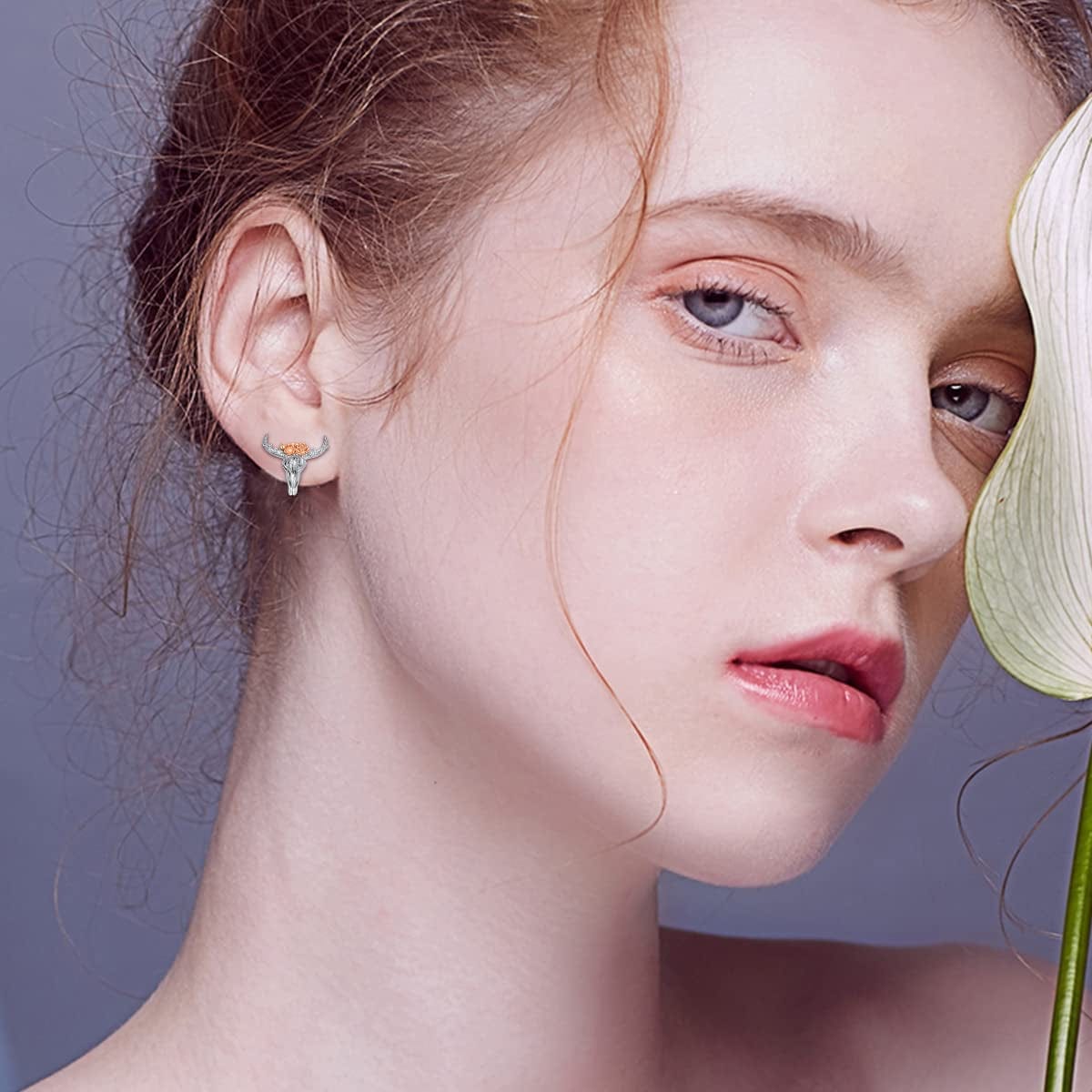 Highland Cow Scottie Dog Greyhound Chihuahua Flamingo Octopus Stud Earrings Sterling Silver Cow Bull Earrings Cute Animal Lover Jewelry Gifts