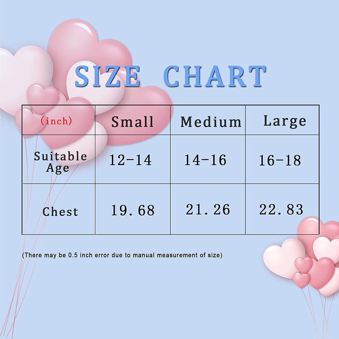 HIVOF Girls Comfortable Camisole Bra with Adjustable Thin Straps - 5 Packs
