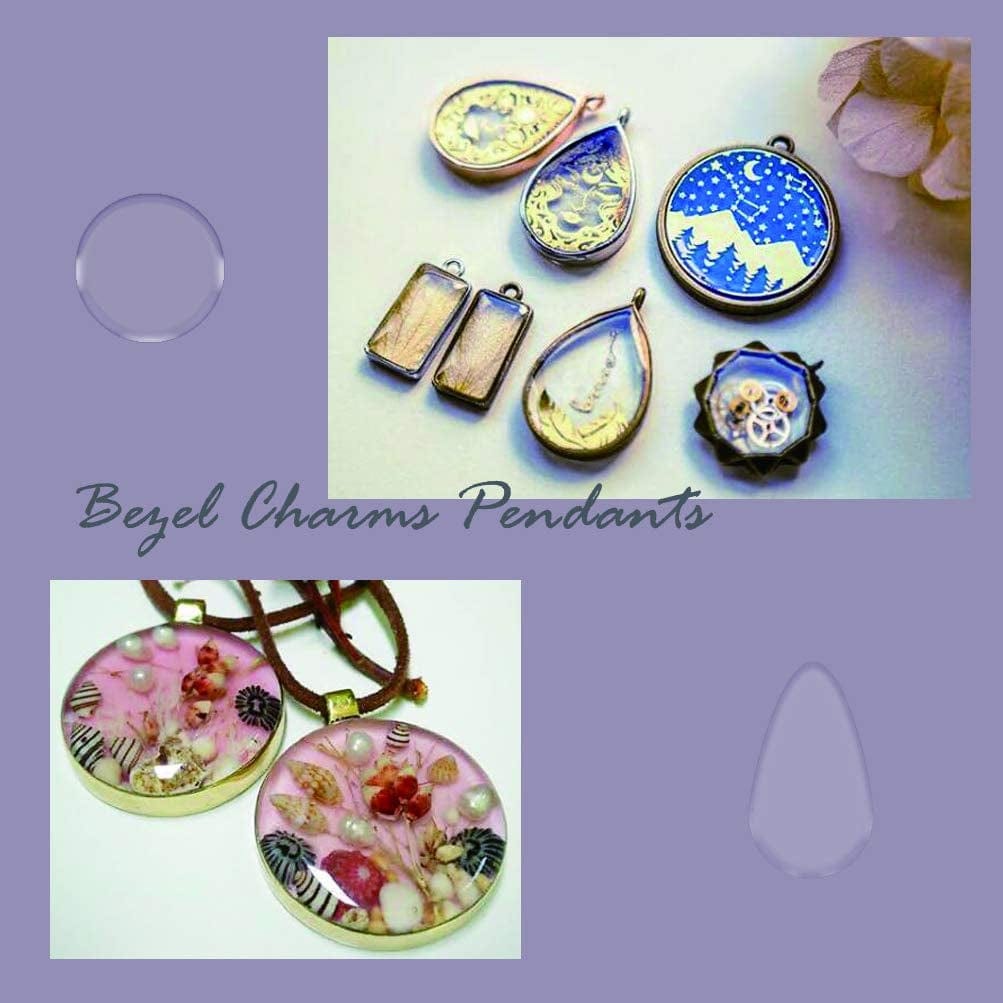 Hollow Mold Pendants Assorted Geometric Pressed Flower Frame DIY Crafts for Resin Earring Necklace