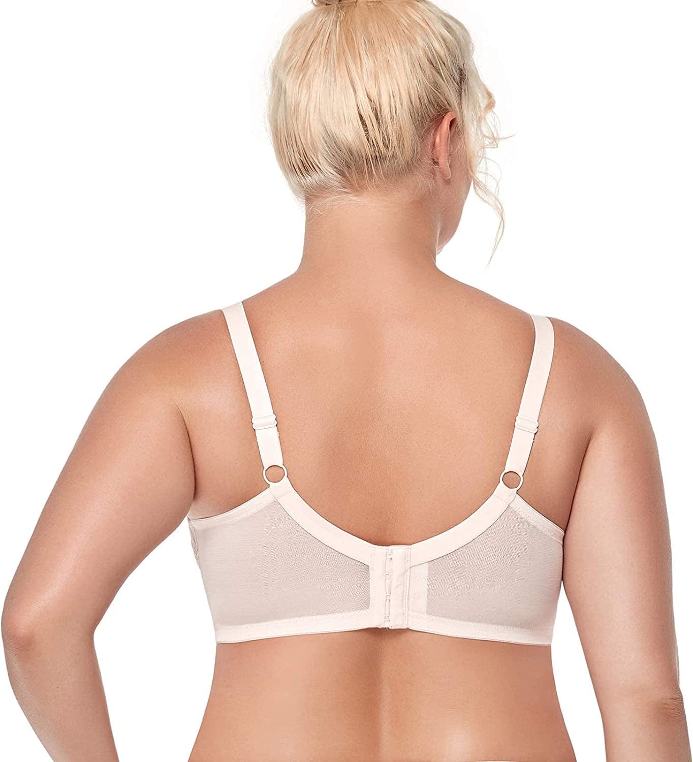 HSIA Minimizer Bra for Women,Unlined Non Padded Lace Sexy plus Size Bras Full Figure Black Bras