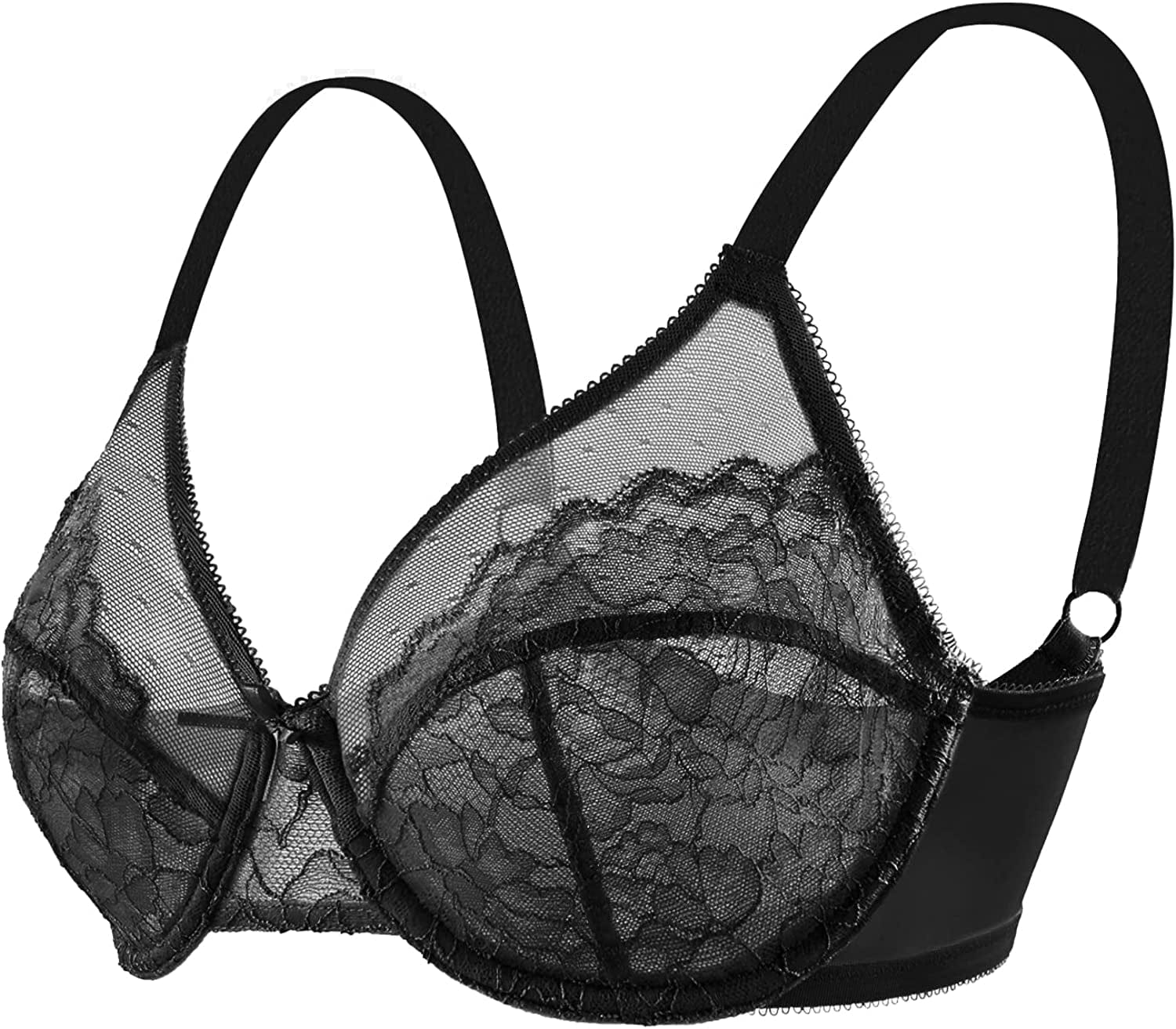 HSIA Minimizer Bras for Women Full Coverage Underwire Bras plus Size,Lifting Lace Bra for Heavy Breast