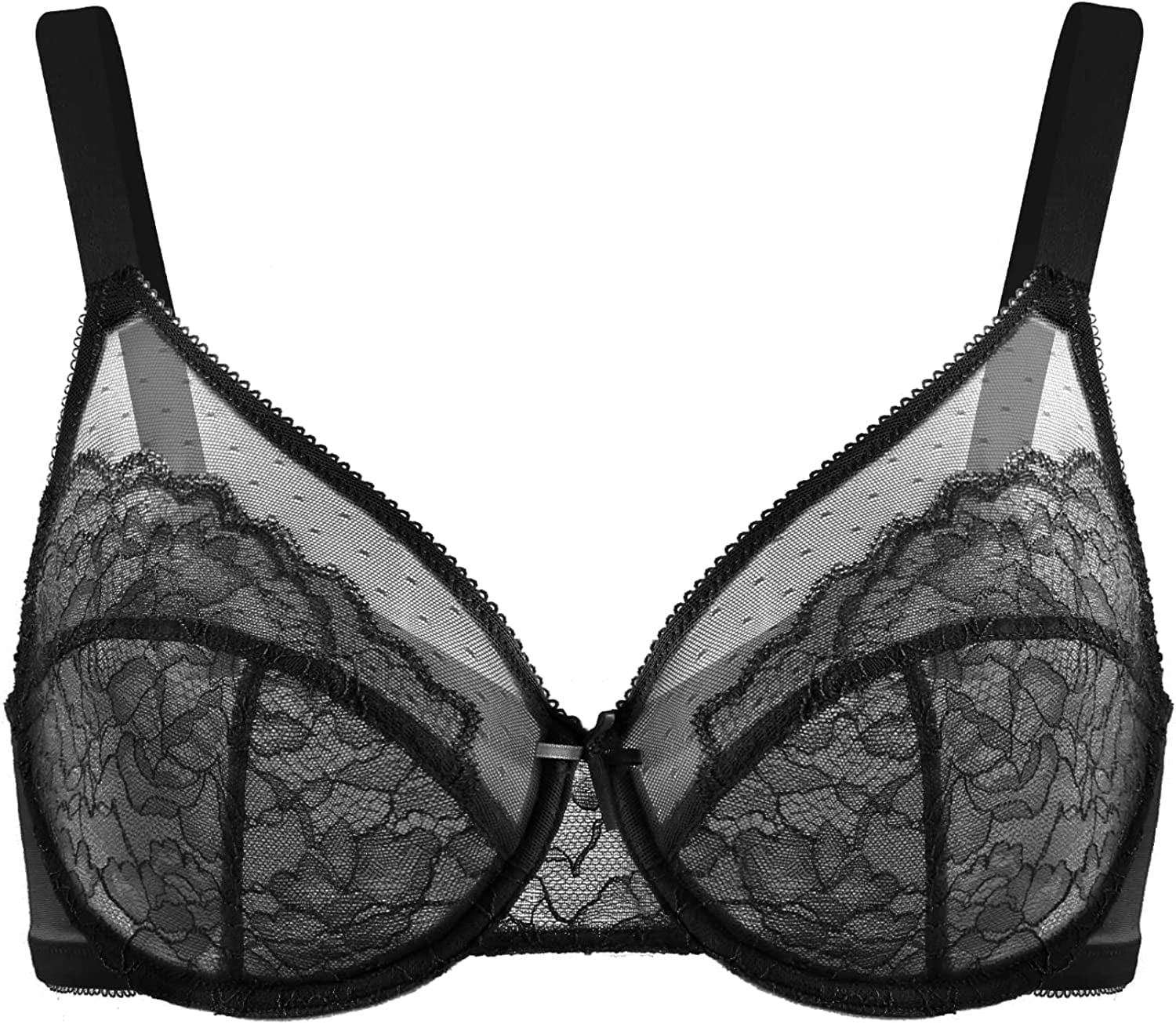 HSIA Minimizer Bras for Women Full Coverage Underwire Bras plus Size,Lifting Lace Bra for Heavy Breast