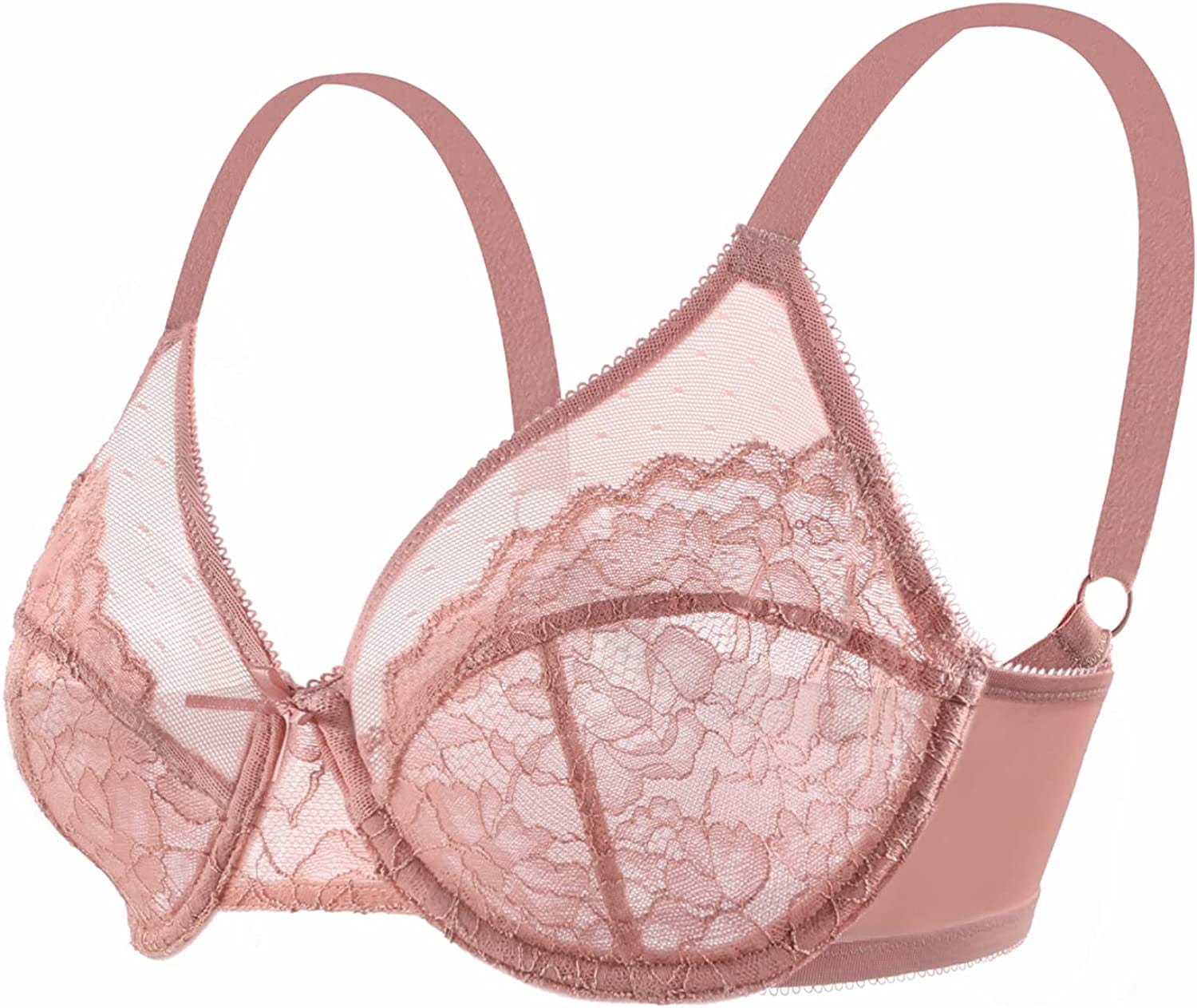 HSIA Minimizer Bras for Women Full Coverage Underwire Bras plus Size,Lifting Lace Bra for Heavy Breast