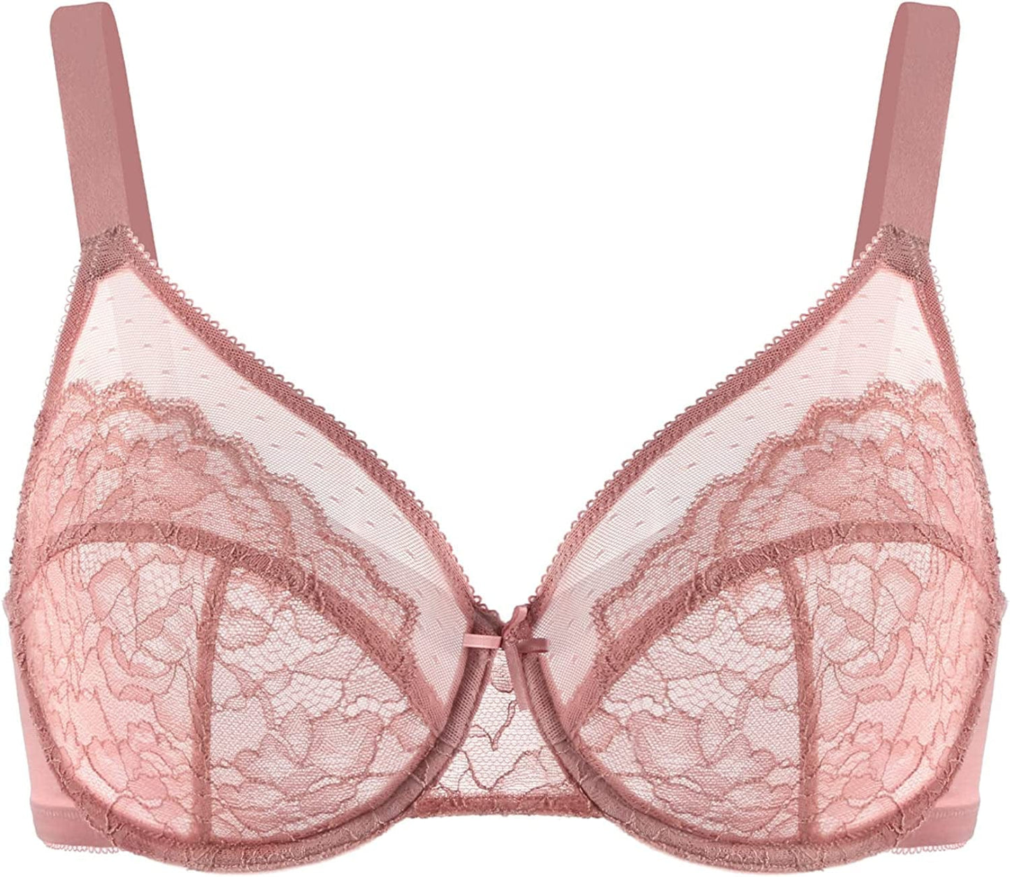 HSIA Minimizer Bras for Women Full Coverage Underwire Bras plus Size,Lifting Lace Bra for Heavy Breast