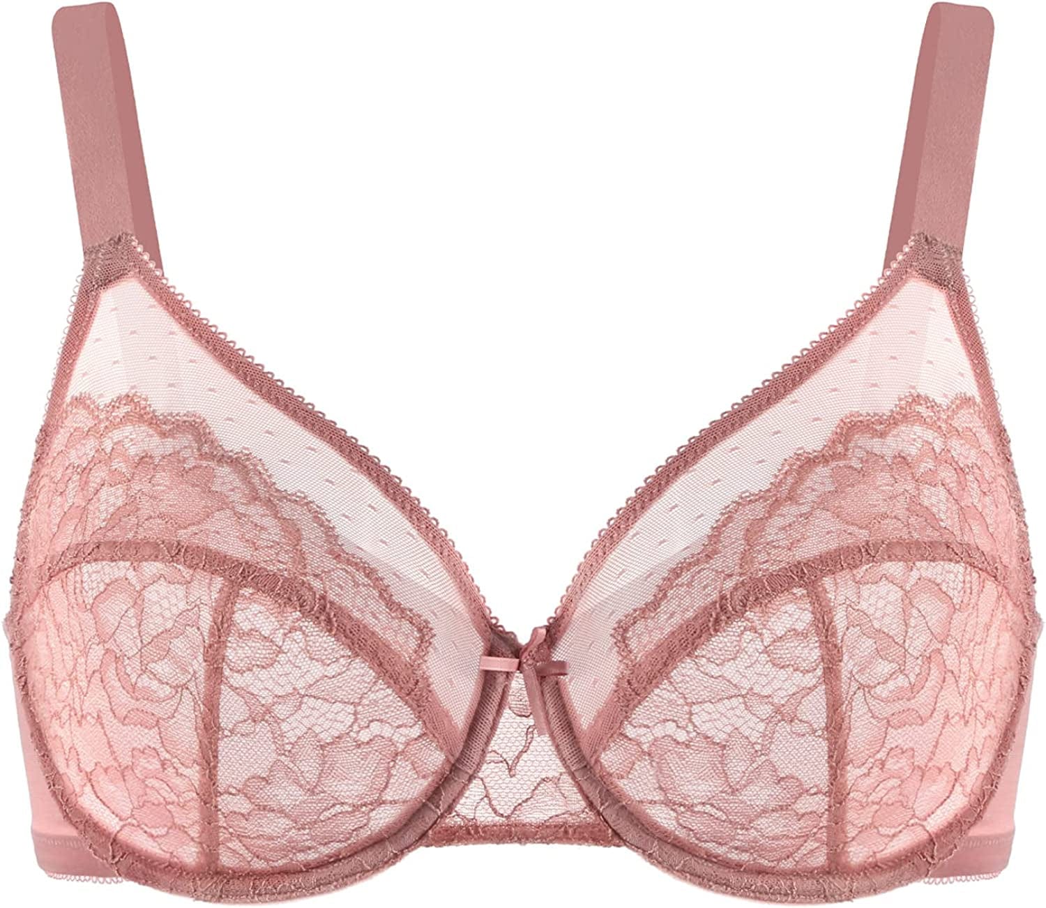 HSIA Minimizer Bras for Women Full Coverage Underwire Bras plus Size,Lifting Lace Bra for Heavy Breast