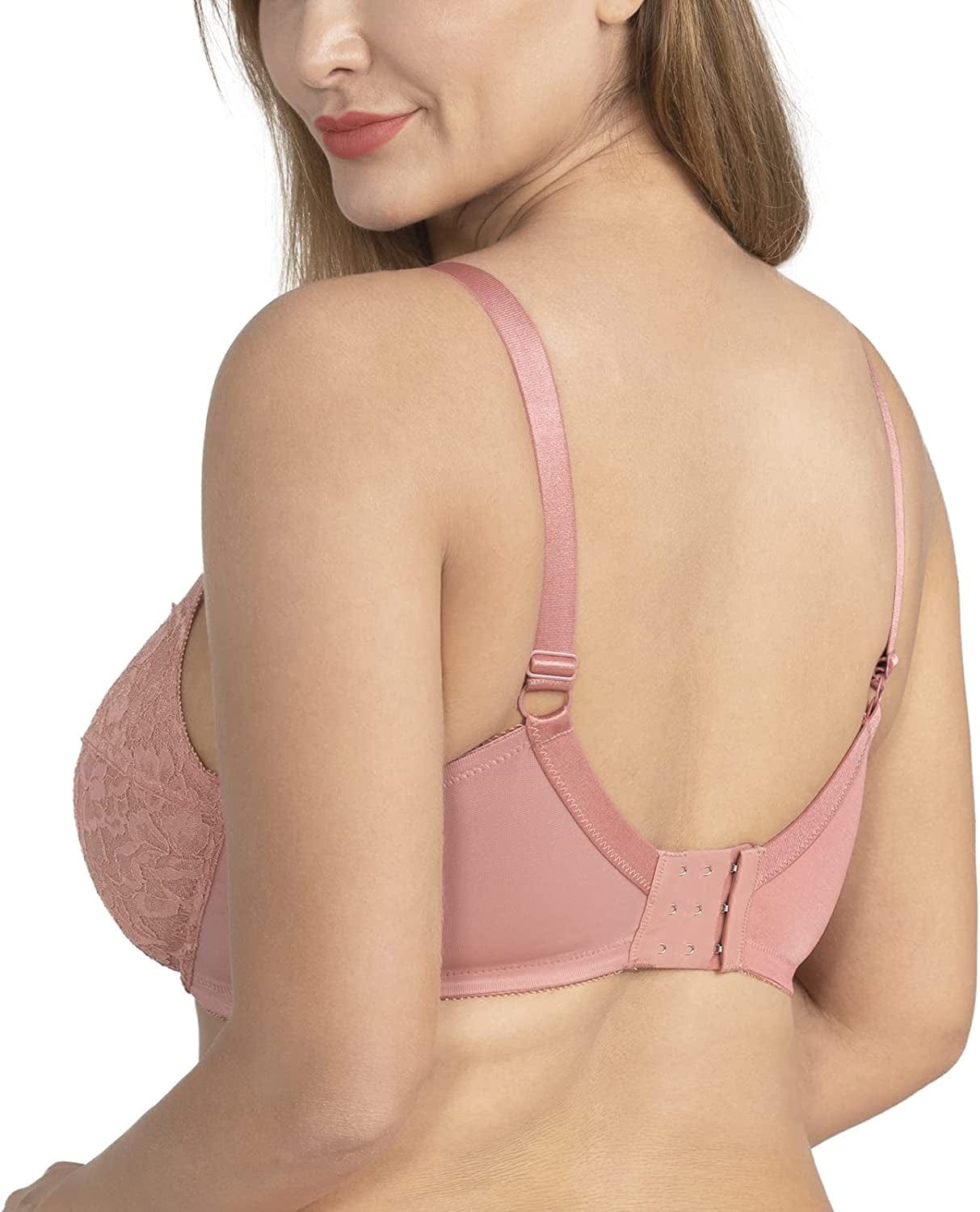 HSIA Minimizer Bras for Women Full Coverage Underwire Bras plus Size,Lifting Lace Bra for Heavy Breast