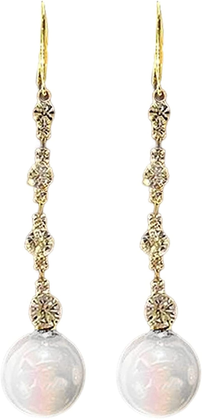 Hummingbird Threader Earrings Rhinestone Chain Tassel Earring Lady Earchain Jewelry Fashionable Earrings Dangling Women Girls Christmas Birthday Gifts Long Earrings / One Size