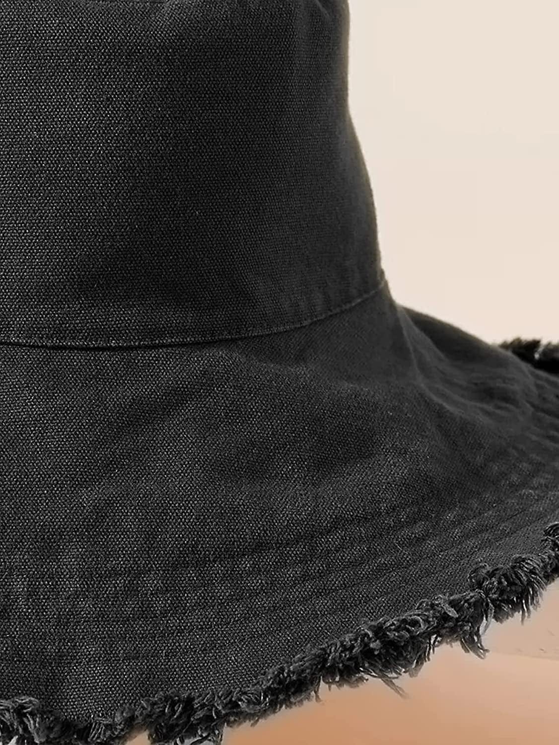 HZEYN Bucket Hats for Women Wide Brim Summer Travel Packable Cotton Bucket Beach Sun Hat UPF 50+ Apparel & Accessories > Clothing Accessories > Hats HZEYN