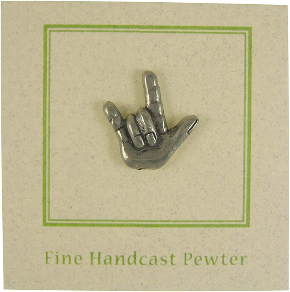 I Love You Sign Language Lapel Pin